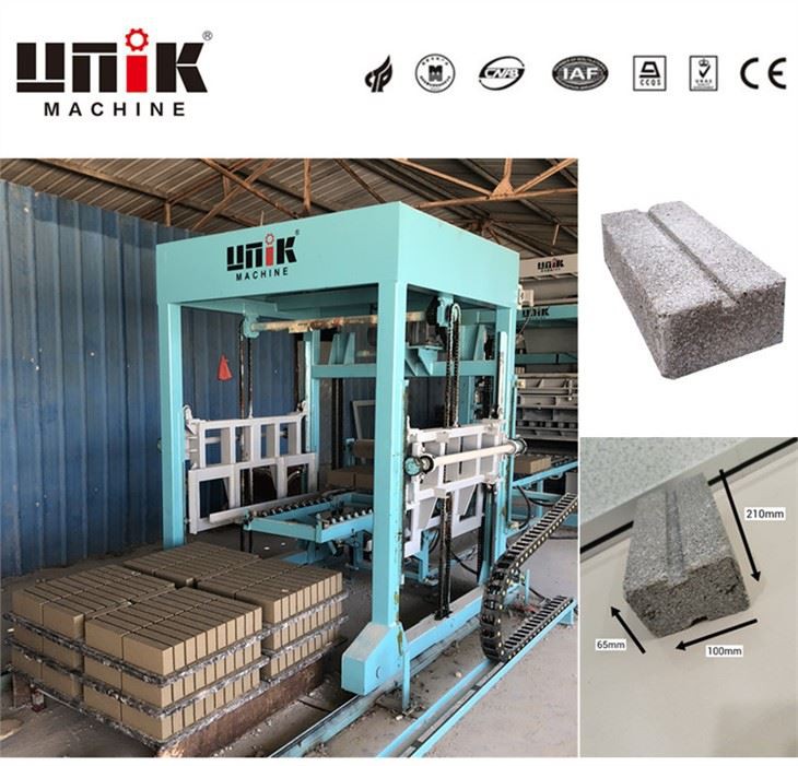 Stroj za izdelavo blokov v Indiji